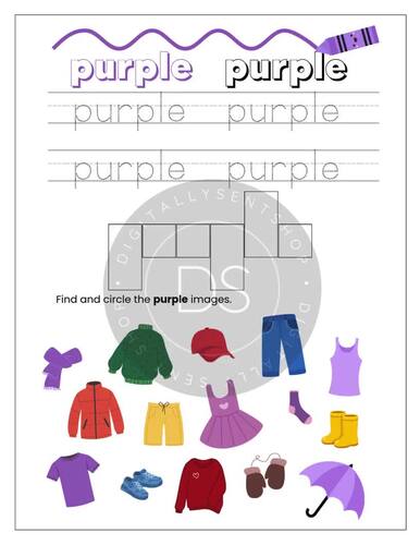 Color Recognition Worksheets | 10 Color Pages | Preschool & Kindergarten