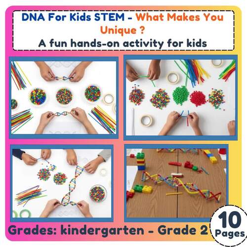 DNA for Kids STEM – What Makes You Unique? | Hands-On Science Activity ...