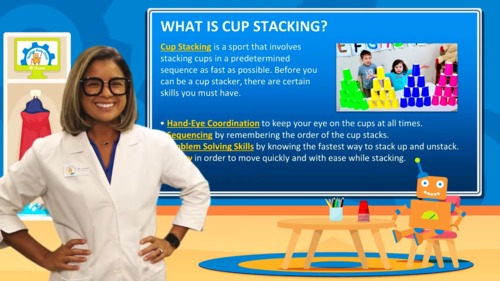 Preview of Coding with Cups STEM Challenge by Techie Kids Club