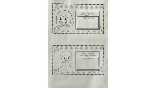 Christmas Student Name Tags Printable by Worksheetlover | TPT