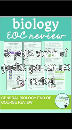 Biology EOC Review by Biology Roots | Teachers Pay Teachers