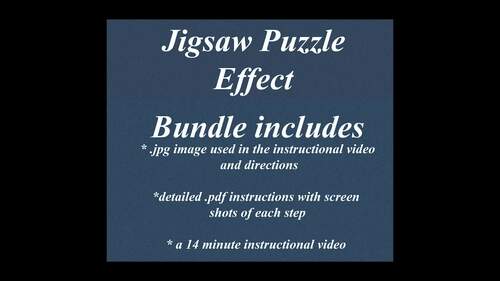 Adobe Photoshop Jigsaw Puzzle Effect by Photography and Photoshop John ...