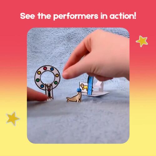 Circus Animals Craft | Lion, Seal, Juggling Circus Theme Crafts and ...