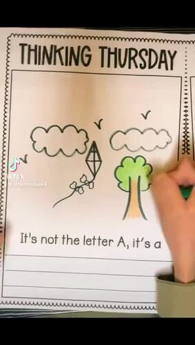 Think Outside the Box Thursday | Doodle Drawings | Alphabet Edition