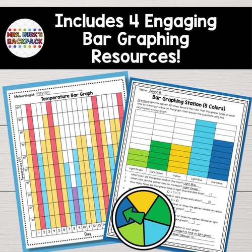Bar Graphing & Data Analysis Lesson/Unit Plans & Math Activities BUNDLE!