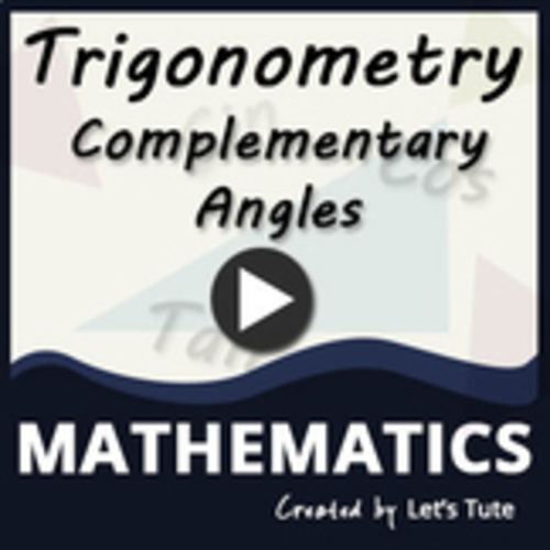 Preview of Mathematics - Trigonometric Ratios Of Complementary Angles - Geometry