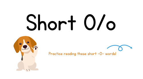 Preview of Short -O- “Flashcards”! {Phonics Video & Kahoot QR Code!}