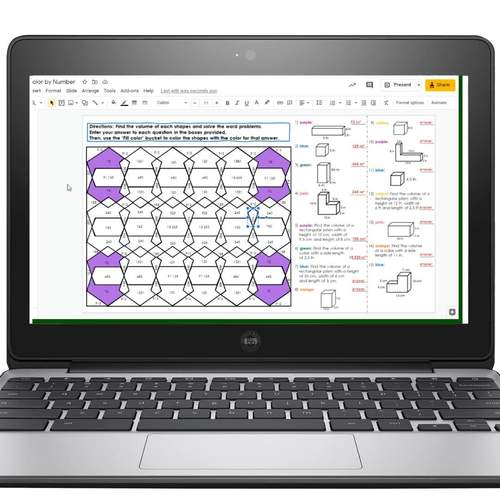 Volume of Rectangular Prisms Worksheets Composite Figures 5th Grade Coloring
