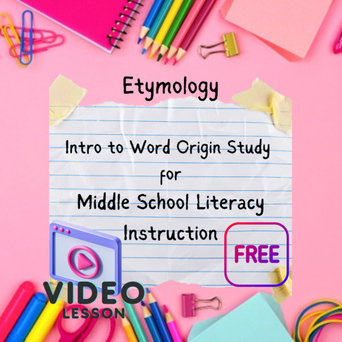 Preview of FREE  Etymology Word Study Video Lesson