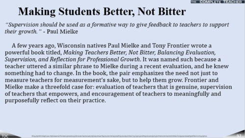Preview of COMPLETE TEACHER Lesson 97 - Making Students Better, Not Bitter