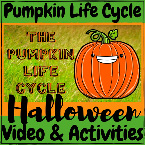 Preview of Halloween Pumpkin Life Cycle Video & Activities Kit!