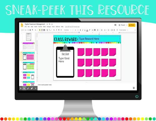 Digital Classroom Management Rewards Behavior System by Sweet Southern ...