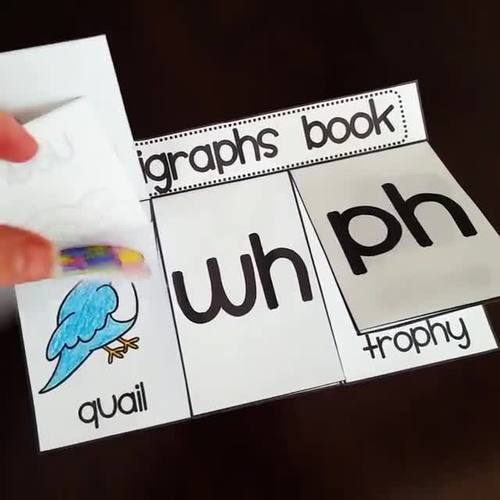 Digraphs Book 2 (qu wh ph sounds) by Miss Giraffe | TpT
