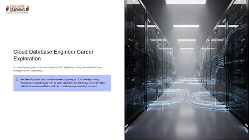 Cloud Database Engineer Career Exploration 101 4 Career Exploration - Role