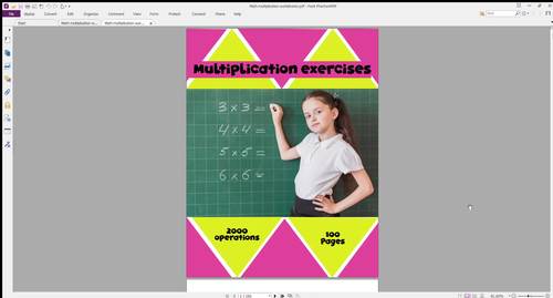 Math multiplication exercises by Art coloring book | TPT