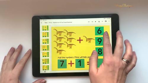 Addition To 10 With Pictures & Within Math Centers 1st Grade No Prep