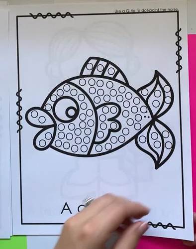 Brown Bear Brown Bear Story Retelling Dot Painting Fine Motor Activity