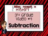 3rd Grade Math Mystery |  #4: Subtraction with Regrouping 