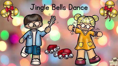 Preview of Jingle Bells Dance, Physical Education Exercise, Creative Movement!!