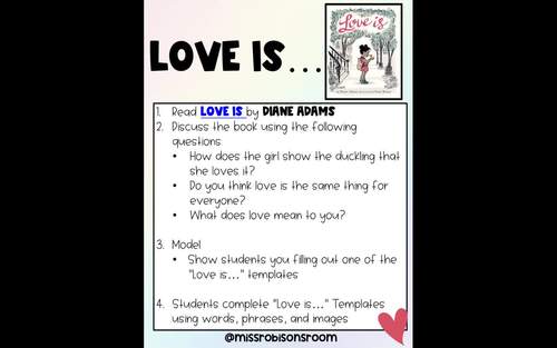 Love is... Valentine's Day Activity-Google Slides & PDF by Miss Robison ...