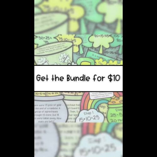 Pot of Gold Craft | St. Patrick's 2-Step Addition & Subtraction Word ...