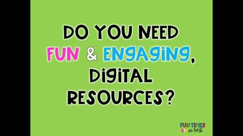 Digraph SH Digital Word Work Google Slides by Fun Times in First