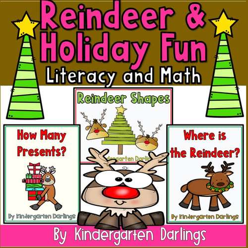 Reindeer and Christmas Fun Math and Literacy Activities for ...