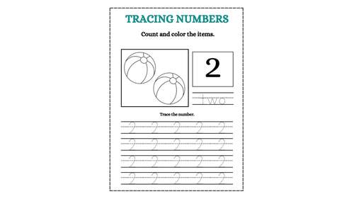 TRACING NUMBERS ACTIVITY / TRACING NUMBERS EXERCICES by TeacherTrail ...