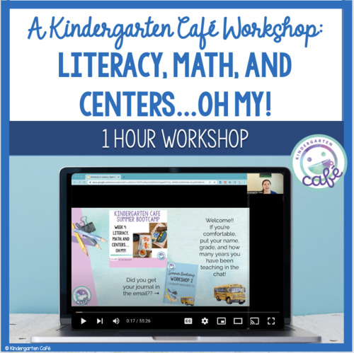 Preview of Literacy, Math, and Centers…Oh My: A Kindergarten Cafe Workshop