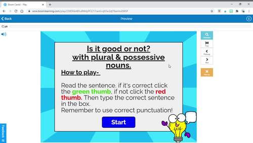 Is it good or not? With plural & possessive nouns BOOM Cards | TPT