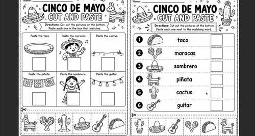 Cinco de Mayo Preschool Readings and activities for Spanish Class El ...