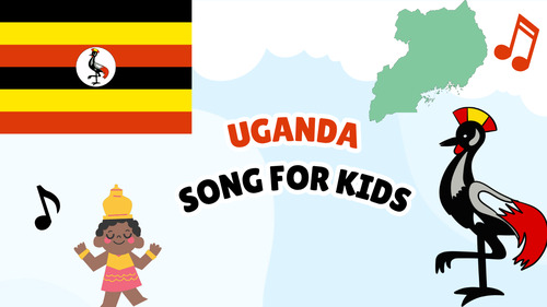 Preview of Uganda Song for Kids | Country Study Video, MP3 & Lyrics PDF