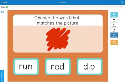 BOOM CARDS™: CVC Read and Choose by The Resource Elf | TPT