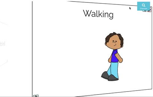 Action Verbs Animated GIFs for Speech Therapy FREE Mini Unit