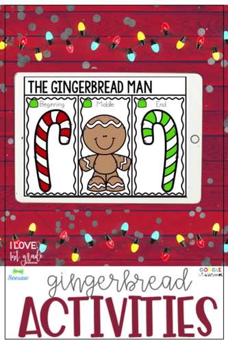 Gingerbread Man Activities Crafts STEM Reading Comprehension Activities