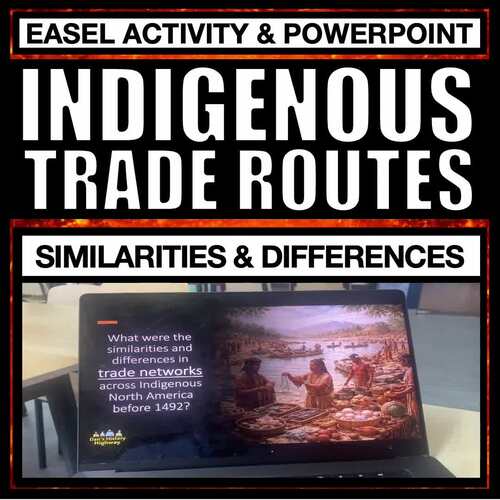 Native American Trade Routes | Compare & Contrast Lesson | PPT + Easel