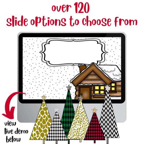 Digital Stations Editable Template for Google Slides | Winter Christmas ...