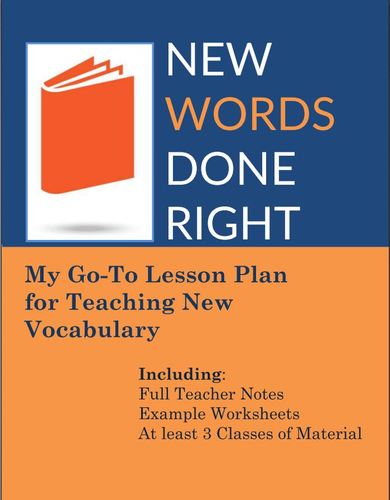 Preview of Teacher Vocabulary: Using Social Learning to Introduce New Words