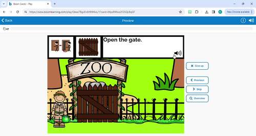 Zoo Animal Behind the Gate Bundle Printable and Boom Learning | TPT
