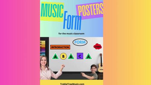 Music FORM Posters and Student Kits for the Music Classroom | TPT