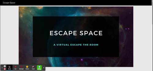 Escape Space: A Virtual Escape the Room by Coffee Classroom | TPT