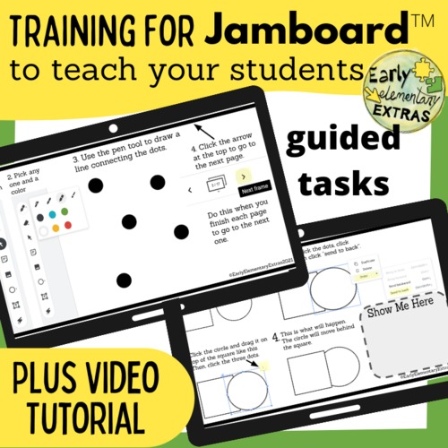 Training on how to use Jamboard™ Tutorial for Students TPT