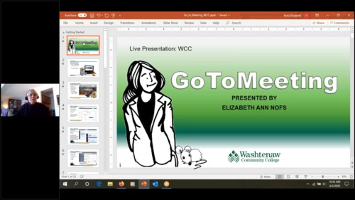 Preview of GoToMeeting Quick Start- an  Introduction to Online Webinars