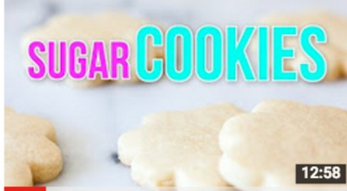 Preview of Homemade Cut-Out Sugar Cookie How-To Video
