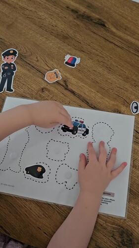 Community Helpers Matching Activity |Toddler & Preschool Cut and Paste ...