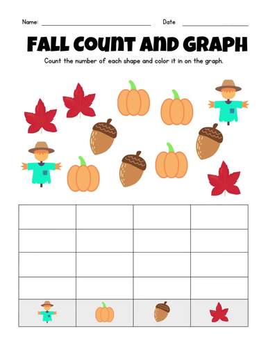 20 Fall Math Activities by Little Learners 2 | TPT