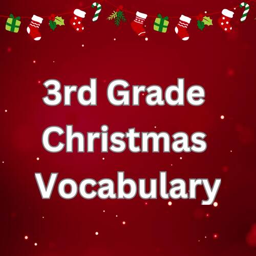 Festive Trio: Christmas Crossword Wordsearch Flash Cards (3rd Grade)