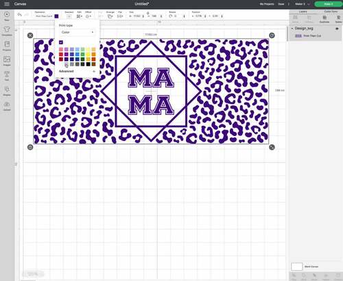 Mama Leopard libbey 16 Oz can glass Wrap SVG by BlackSnowShopTH | TPT