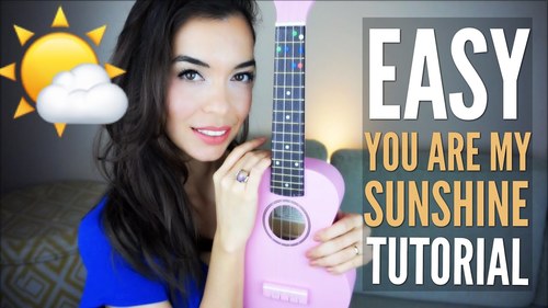 Preview of EASY You Are My Sunshine Tutorial for Ukulele (with Free PDF)
