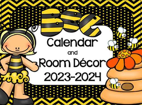 EDITABLE Bee Theme Classroom Decor Bundle | 2023-24 by Pint Size Learners